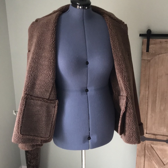 Lands' End Brown Suede Jacket Size XL - Picture 6 of 6